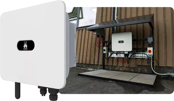 Solar technology hardware supporting commercial solar pv systems, including advanced inverters for efficient solar pv performance